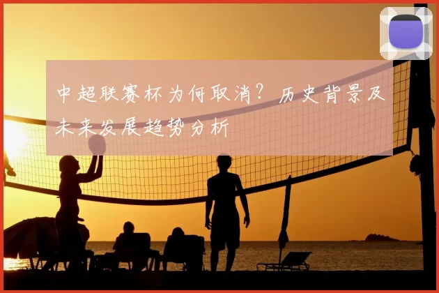 中超联赛杯为何取消？历史背景及未来发展趋势分析
