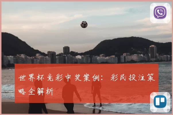 世界杯竞彩中奖案例：彩民投注策略全解析