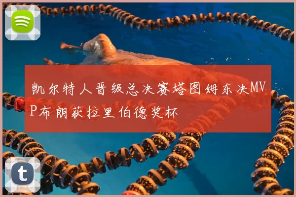凯尔特人晋级总决赛塔图姆东决MVP布朗获拉里伯德奖杯